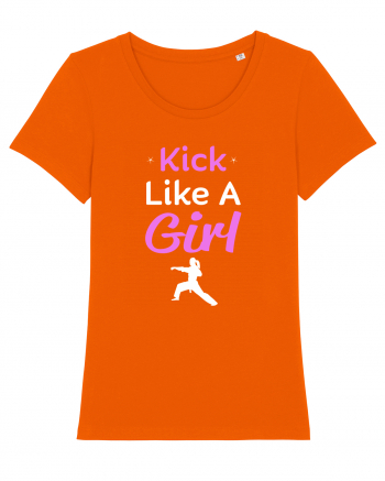 KARATE GIRL Bright Orange