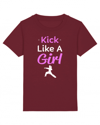 KARATE GIRL Burgundy