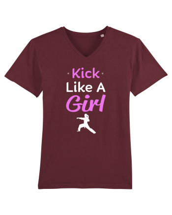 KARATE GIRL Burgundy