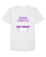 DENTAL HYGIENIST Tricou mânecă scurtă guler larg Bărbat Skater