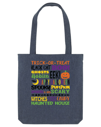 Happy Halloween Midnight Blue
