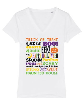 Happy Halloween White