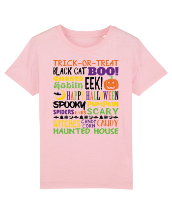 Happy Halloween Cotton Pink