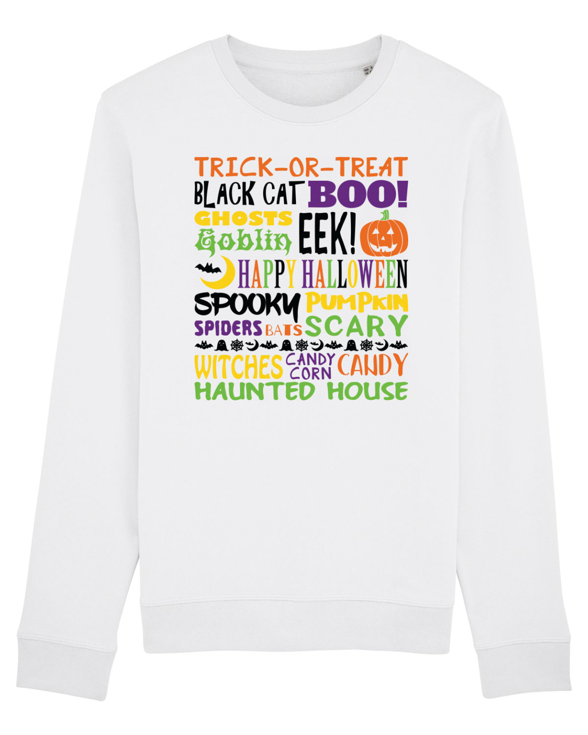 Bluză mânecă lungă Unisex Rise White