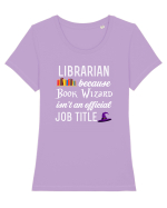 LIBRARIAN Tricou mânecă scurtă guler larg fitted Damă Expresser