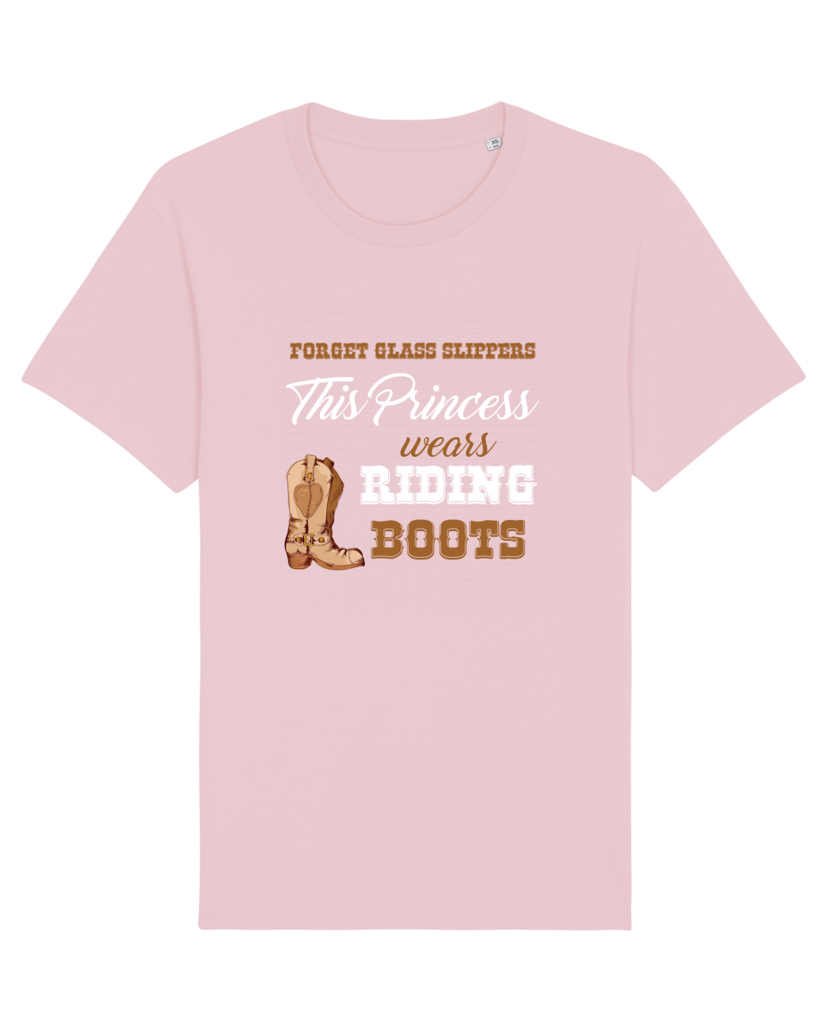 Tricou mânecă scurtă Unisex Rocker Cotton Pink