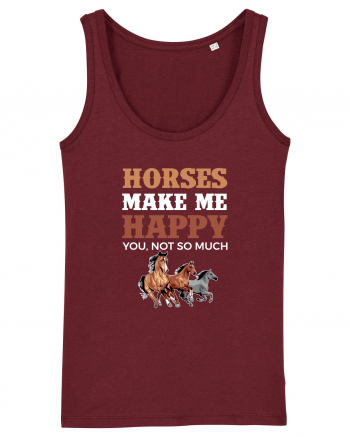 HORSES Burgundy