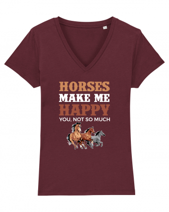 HORSES Burgundy