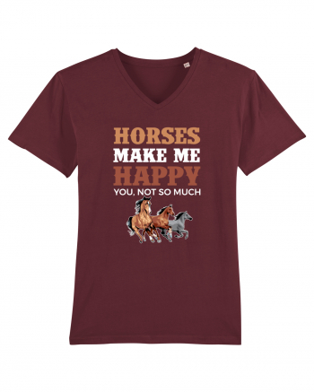 HORSES Burgundy