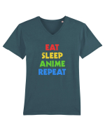 ANIME Tricou mânecă scurtă guler V Bărbat Presenter