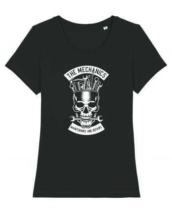 Skull Mechanics White Black