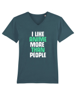 ANIME Tricou mânecă scurtă guler V Bărbat Presenter