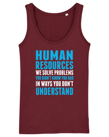 HUMAN RESOURCES Burgundy