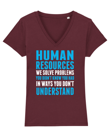 HUMAN RESOURCES Burgundy
