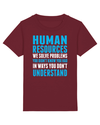 HUMAN RESOURCES Burgundy