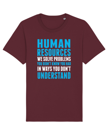 HUMAN RESOURCES Burgundy