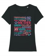 Mother's Day Tricou mânecă scurtă guler larg fitted Damă Expresser