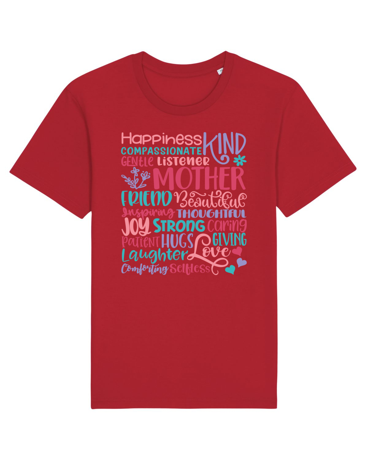 Tricou mânecă scurtă Unisex Rocker Red