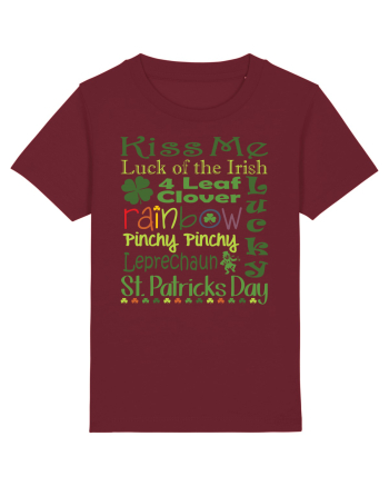 St Patrick's Day Burgundy