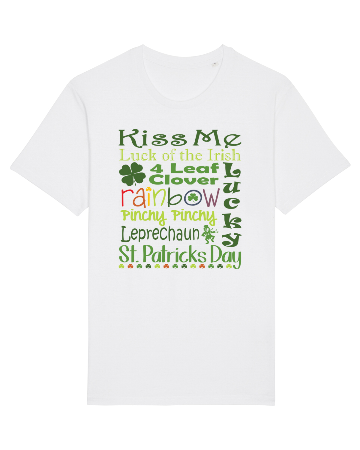 Tricou mânecă scurtă Unisex Rocker White