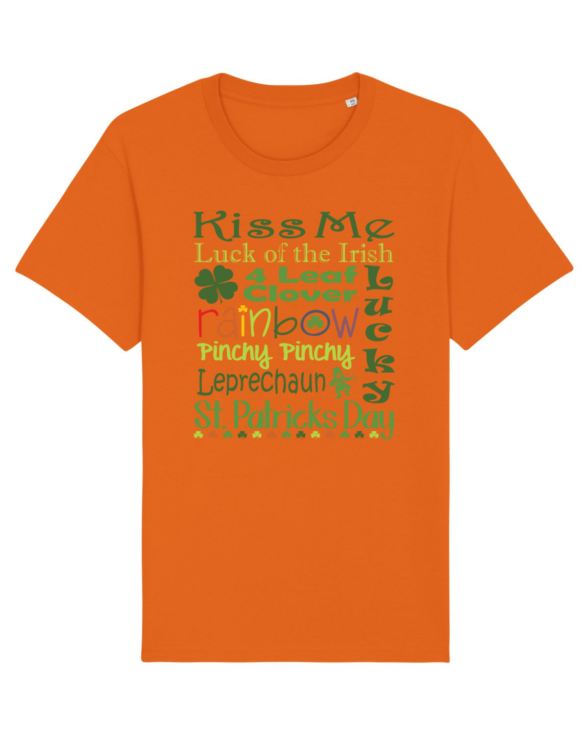 Tricou mânecă scurtă Unisex Rocker Bright Orange