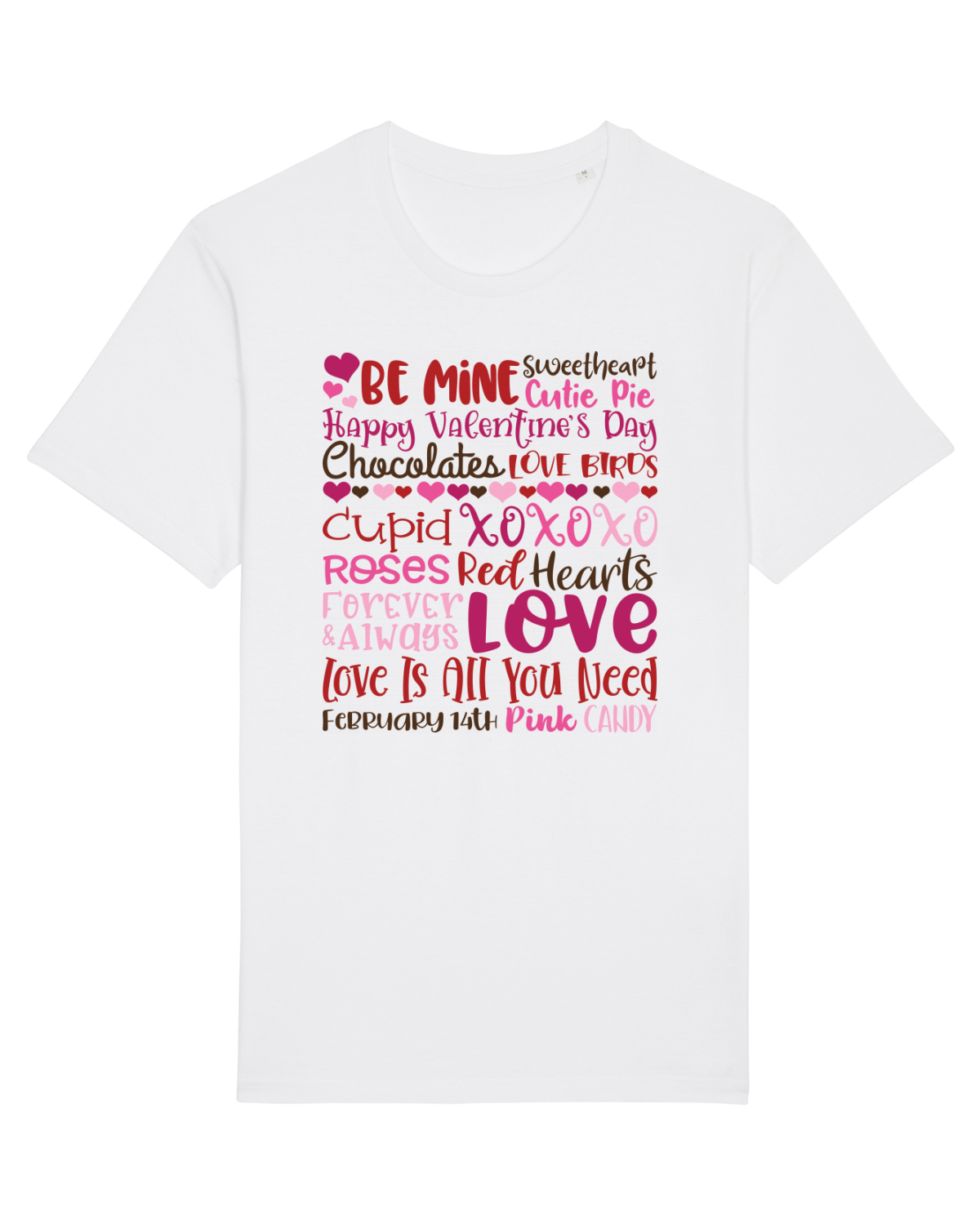 Tricou mânecă scurtă Unisex Rocker White