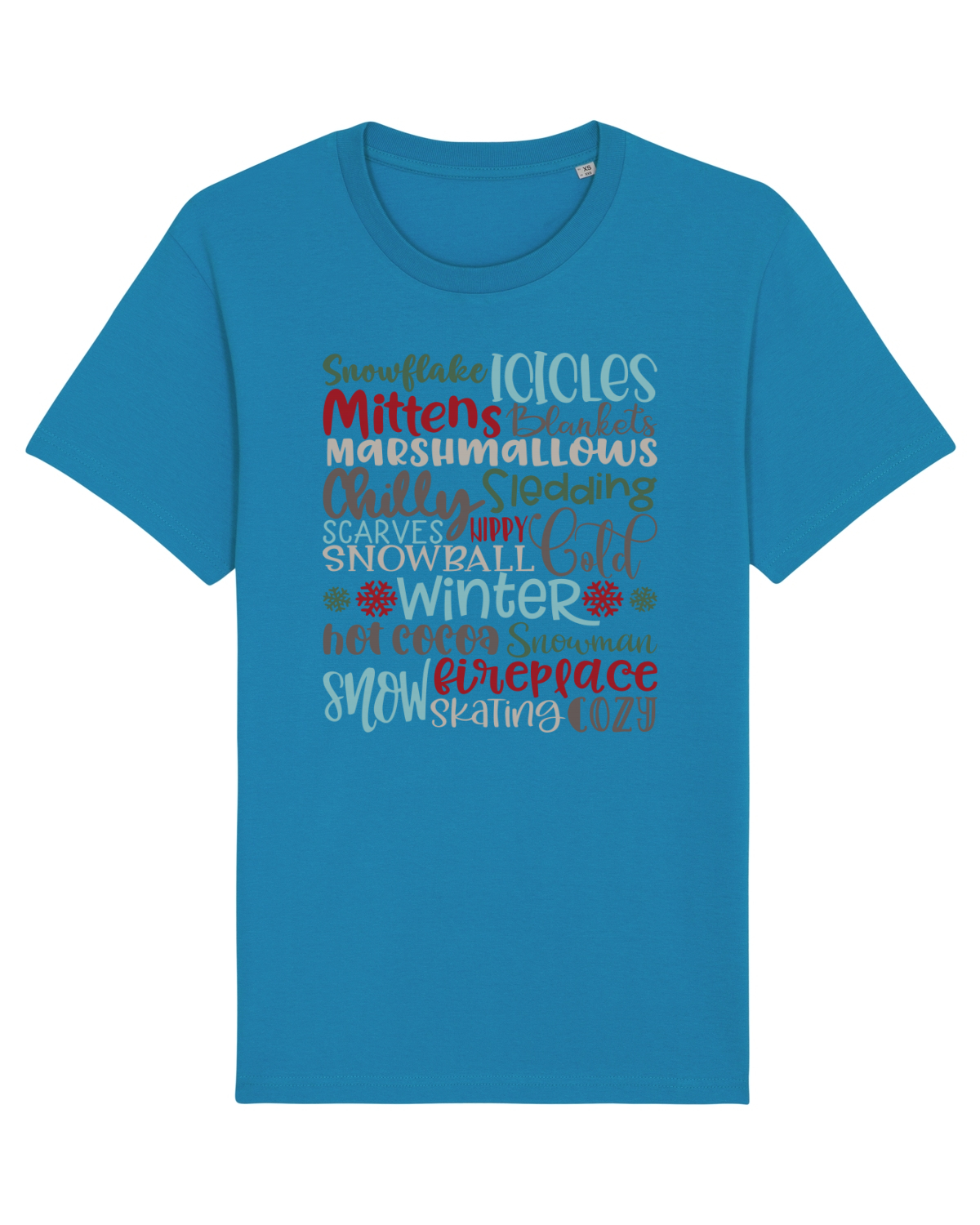 Tricou mânecă scurtă Unisex Rocker Azur