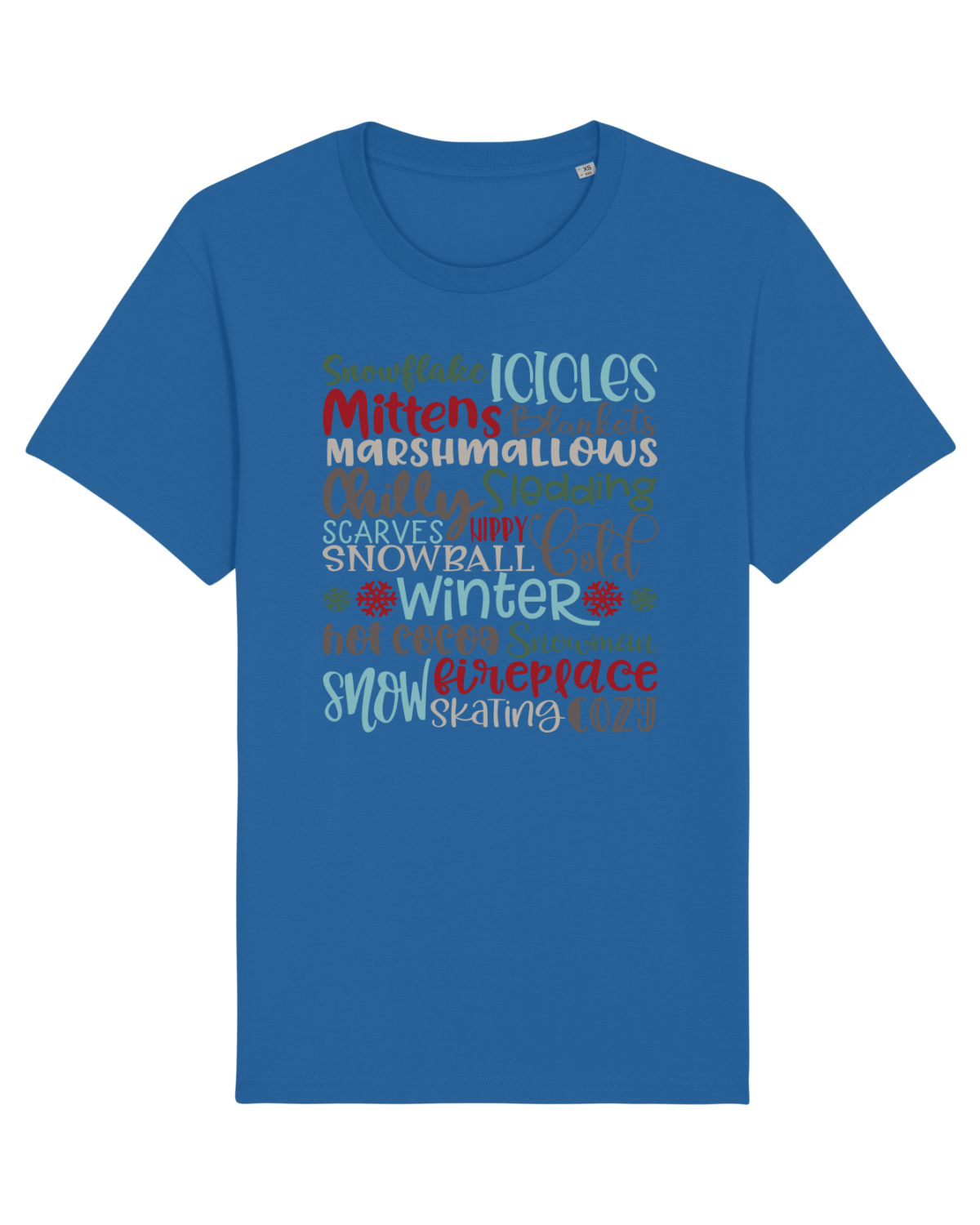 Tricou mânecă scurtă Unisex Rocker Royal Blue
