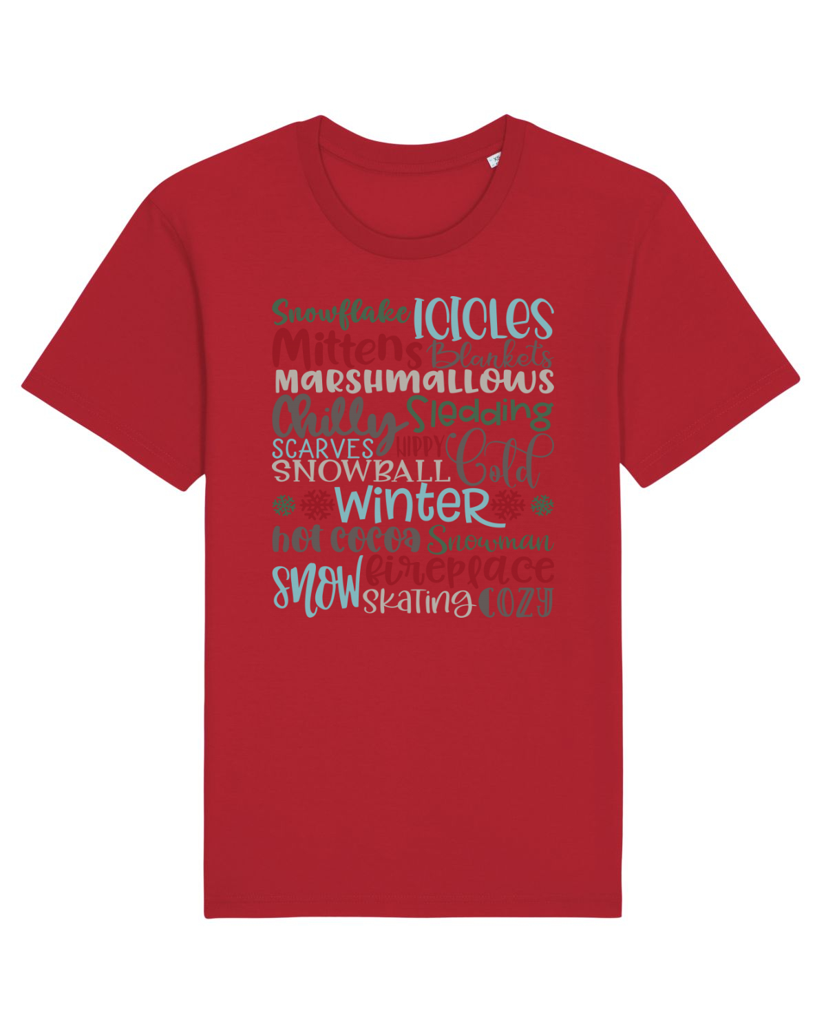 Tricou mânecă scurtă Unisex Rocker Red