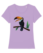 Tucan Tricou mânecă scurtă guler larg fitted Damă Expresser