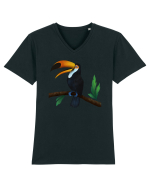 Tucan Tricou mânecă scurtă guler V Bărbat Presenter