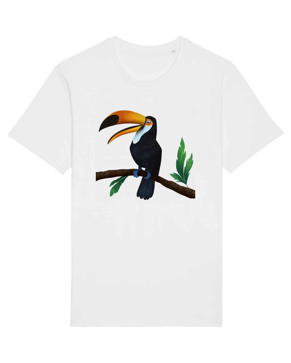 Tricou mânecă scurtă Unisex Rocker White