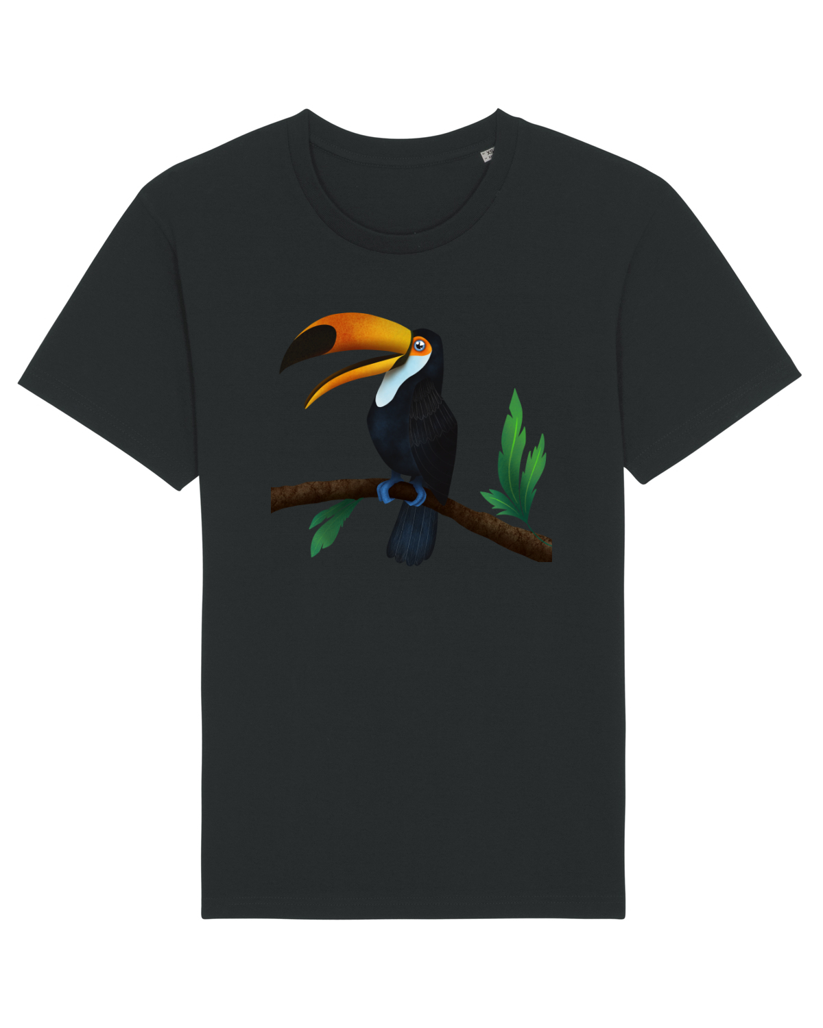 Tricou mânecă scurtă Unisex Rocker Black