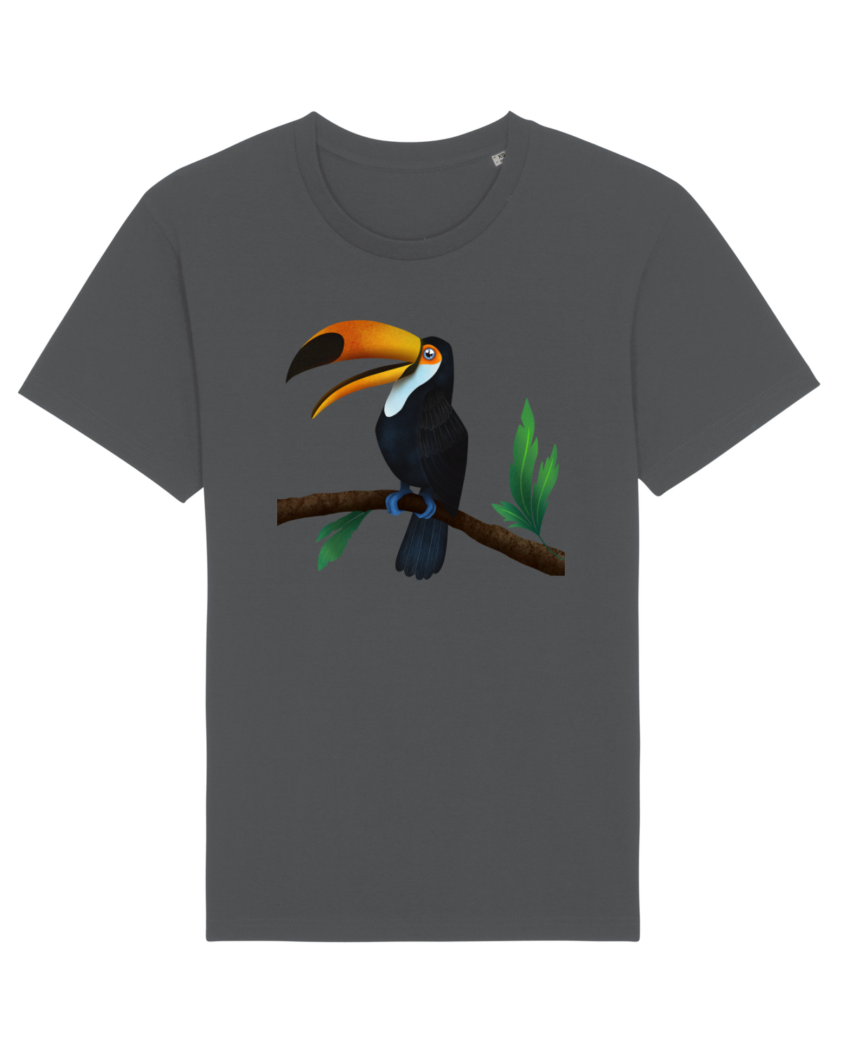Tricou mânecă scurtă Unisex Rocker Anthracite
