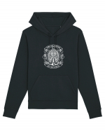 Think like a Captain Skeleton White Hanorac Unisex Drummer