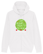 VEGAN Hanorac cu fermoar Unisex Connector