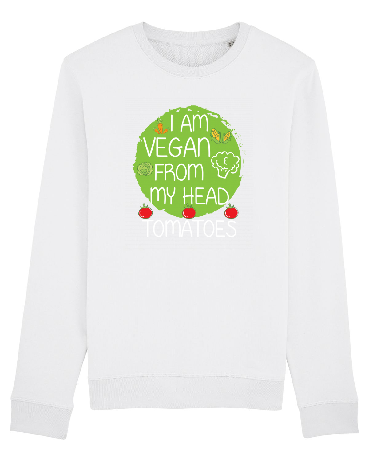 Bluză mânecă lungă Unisex Rise White