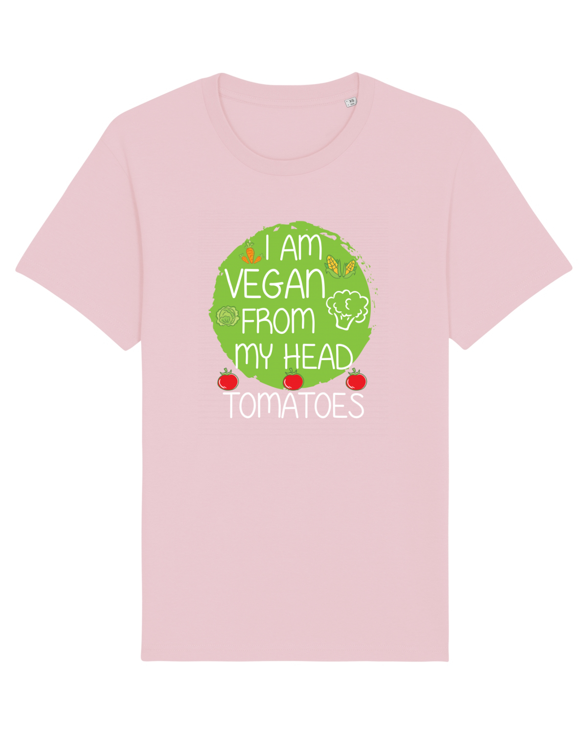 Tricou mânecă scurtă Unisex Rocker Cotton Pink
