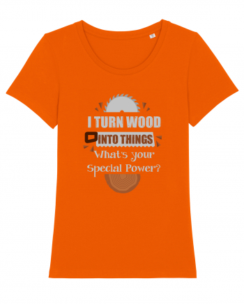 WOOD Bright Orange