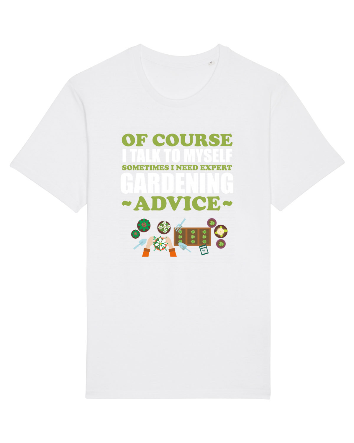 Tricou mânecă scurtă Unisex Rocker White