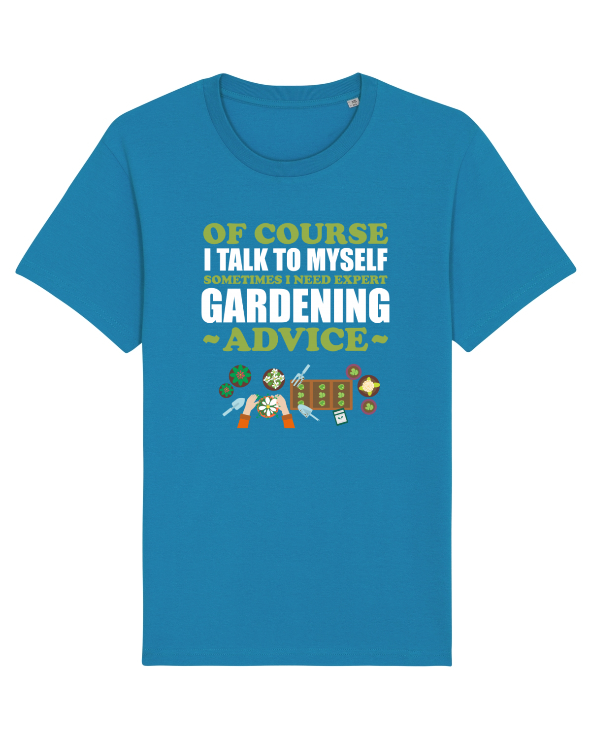 Tricou mânecă scurtă Unisex Rocker Azur