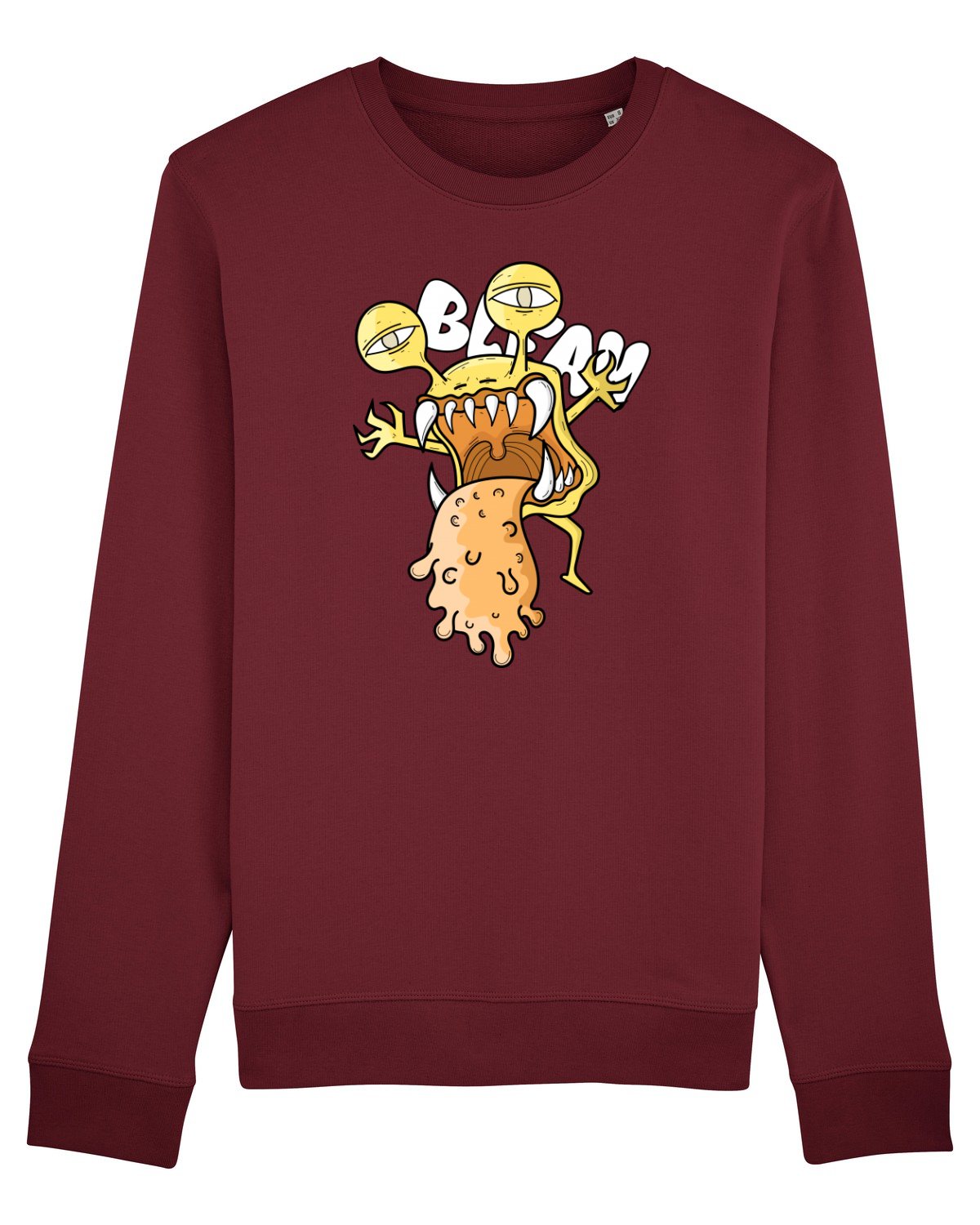 Bluză mânecă lungă Unisex Rise Burgundy