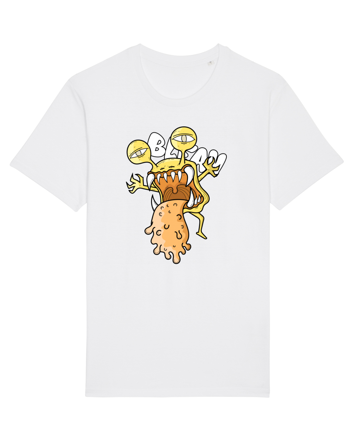 Tricou mânecă scurtă Unisex Rocker White