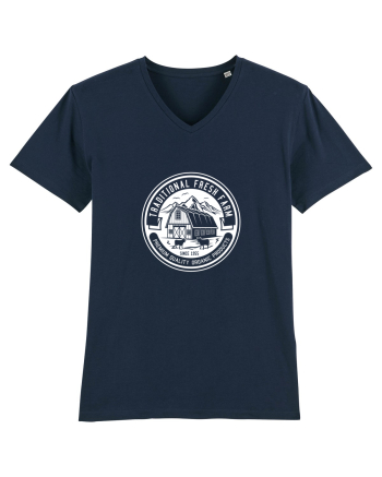 Fresh Farm White French Navy