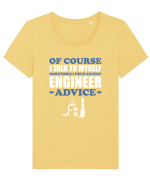 ENGINEER Tricou mânecă scurtă guler larg fitted Damă Expresser