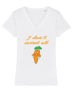CARROT Tricou mânecă scurtă guler V Damă Evoker