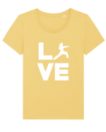 KARATE GIRL Tricou mânecă scurtă guler larg fitted Damă Expresser