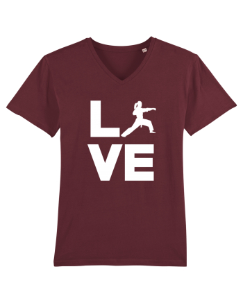 KARATE GIRL Burgundy