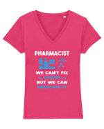 PHARMACIST Tricou mânecă scurtă guler V Damă Evoker
