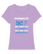 PHARMACIST Tricou mânecă scurtă guler larg fitted Damă Expresser